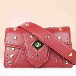 Inc.5 SALE PARTY FLAP CLUTCH - RED