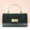Inc.5 PARTY FLAP CLUTCH - BLACK BAGS