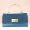 Inc.5 PARTY FLAP CLUTCH - BLUE
